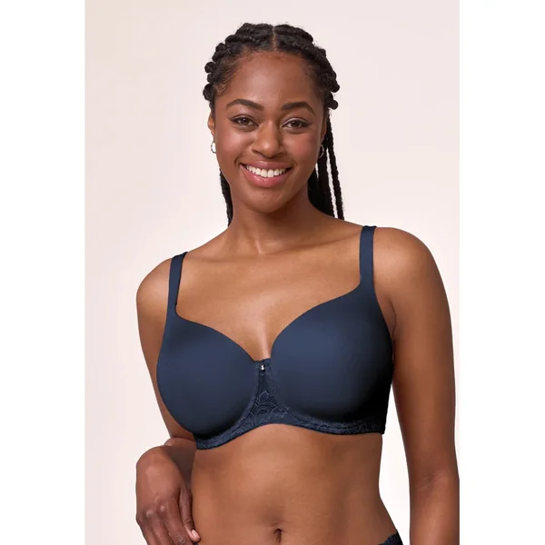 Montelle - Soutien-gorge T-Shirt Enveloppant 38 (85) D Cambridge Blue Pure Plus