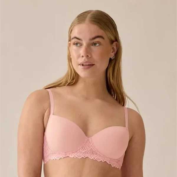 Naturana - Soutien-gorge avec coque et armature 36 (80) B Vieux Rose The Friday