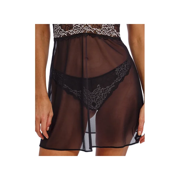 Nuisette LACE PERFECTION WE135009 NOIR|IVOIRE