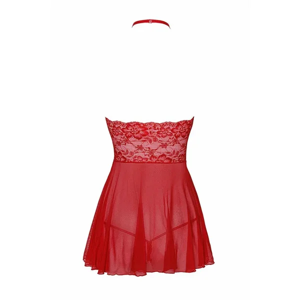 Nuisette noeuds satinés Red Kiss 247