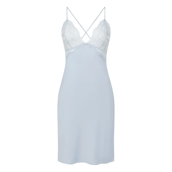 Nuisette Satinée Miri - Bleu
