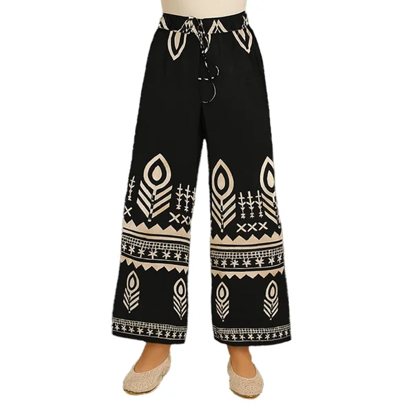Orly - Pantalon avec motifs dans le bas de la jambe As Sample Medium
