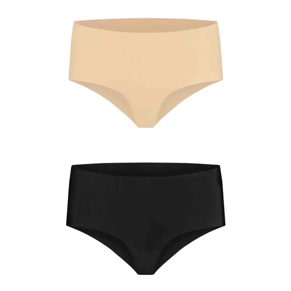 Pack de 2 culottes taille haute invisibles Bye Bra INVISIBLE SHAPEWEAR Beige Bye Bra