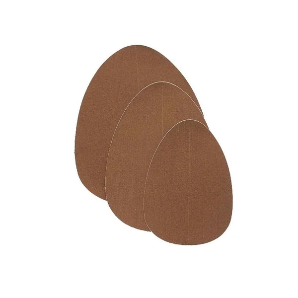 Pack de 3 paires de coques fines adhésives et cache tétons Bye Bra TAPES Marron en coton Bye Bra