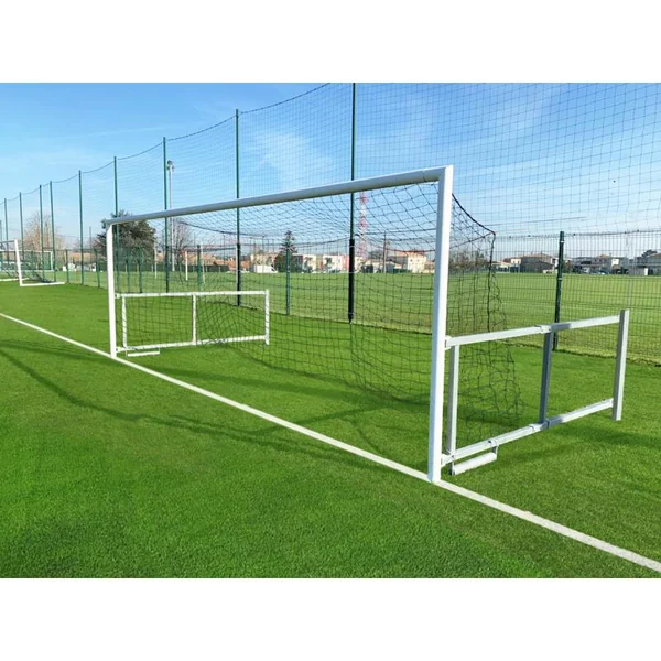 Paire de but football Sodexsport - Rabattables Acier (P=2,30>3,80M) 8 joueurs