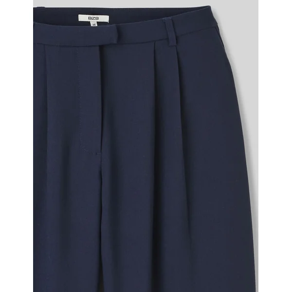 Pantalon balloon à pinces Bleu foncé