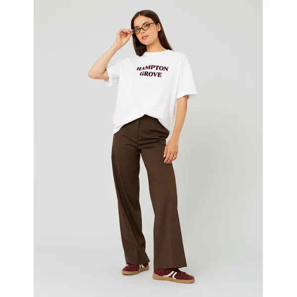 Pantalon caleçon intégré Marron