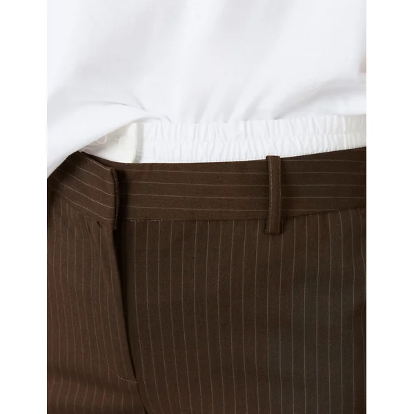 Pantalon caleçon intégré Marron