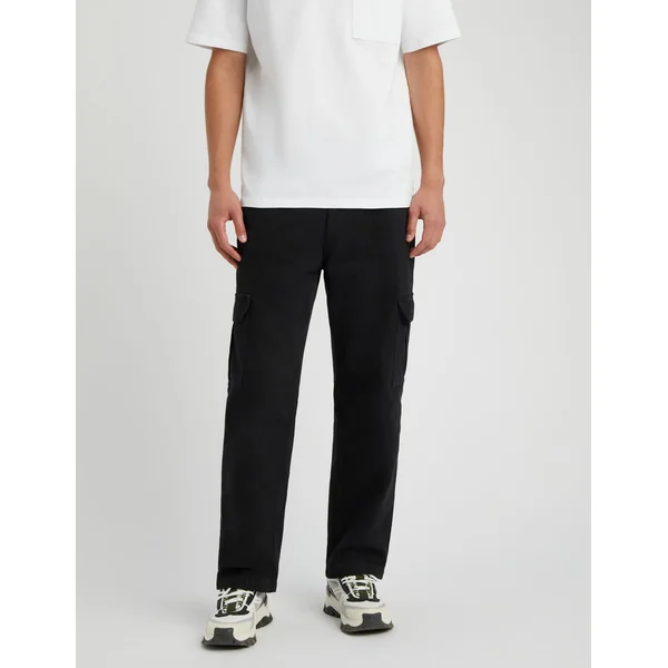 Pantalon cargo Noir