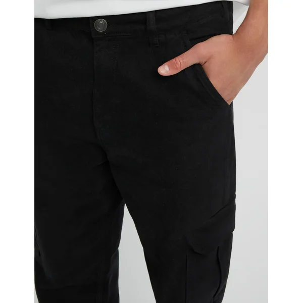 Pantalon cargo Noir