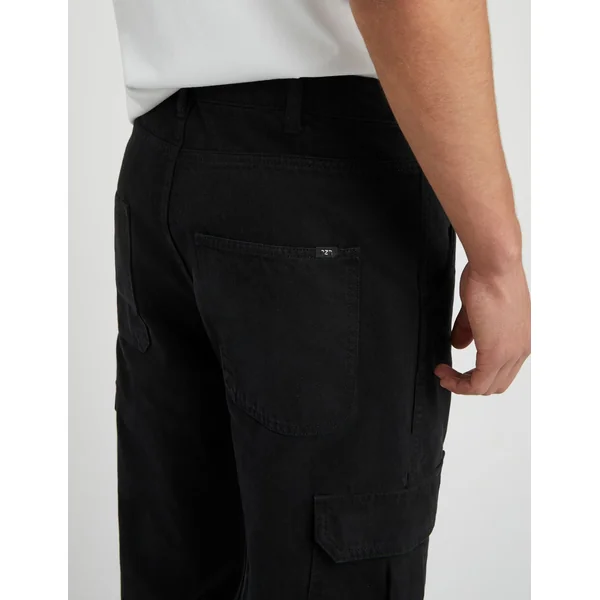 Pantalon cargo Noir