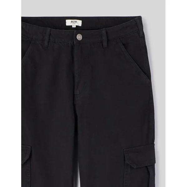 Pantalon cargo Noir