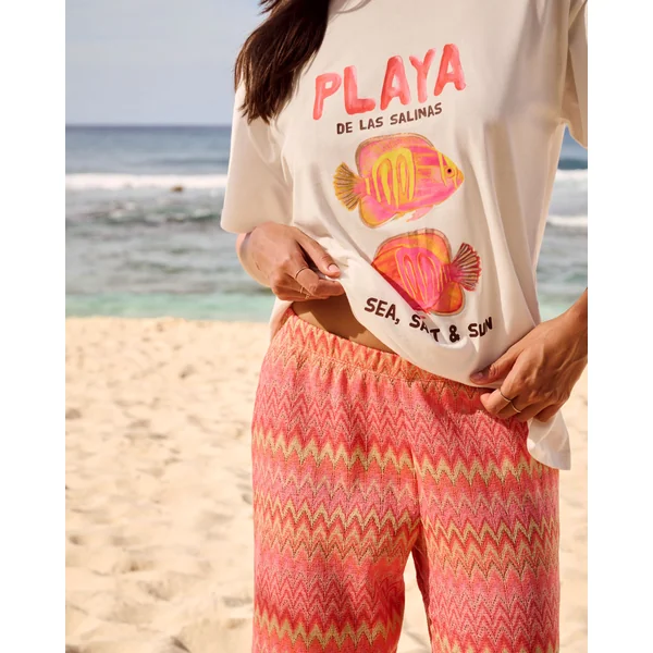 Pantalon crochet scintillant