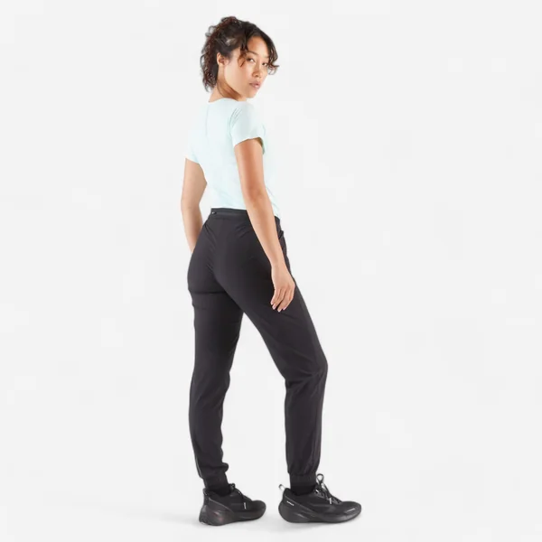 Pantalon de jogging running respirant femme - kiprun run 500 dry noir