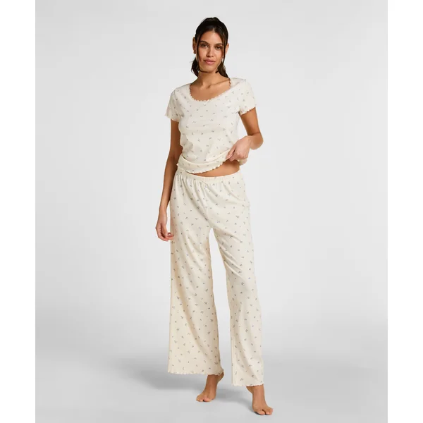 Pantalon de Pyjama Daisy - Blanc