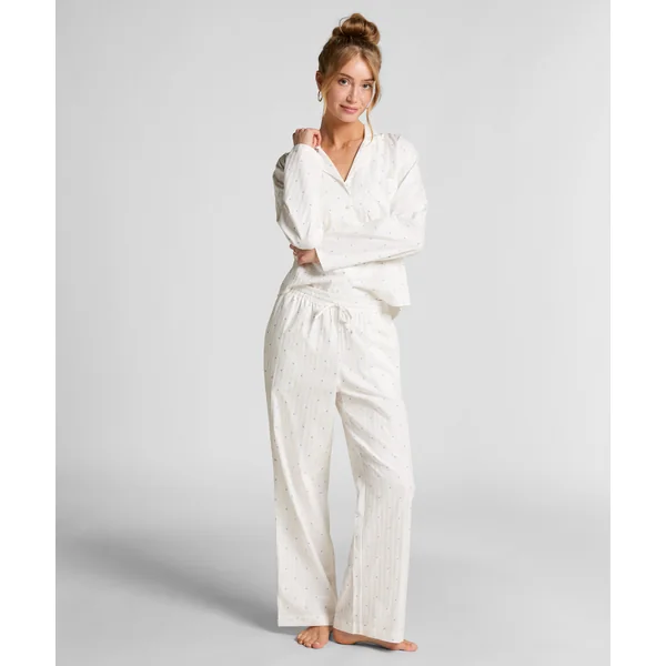 Pantalon de pyjama Jacquard Hearts - Bleu