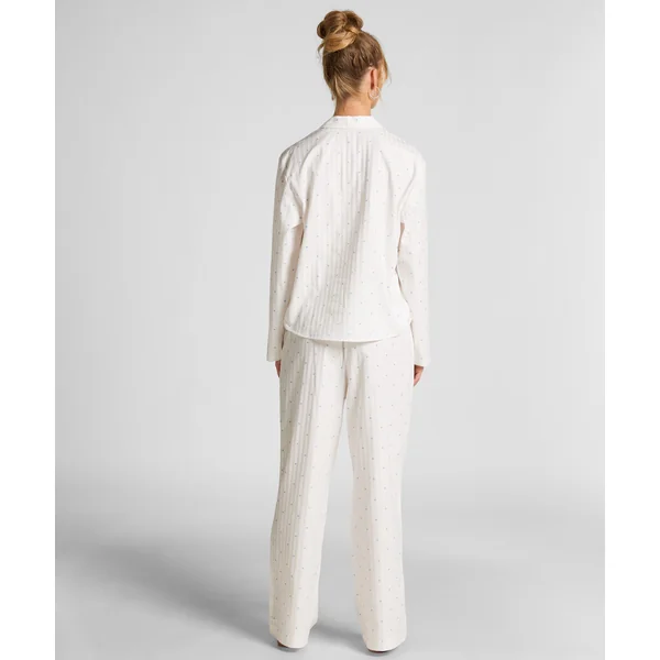 Pantalon de pyjama Jacquard Hearts - Bleu