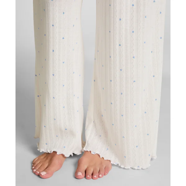 Pantalon de pyjama Pointelle - Bleu