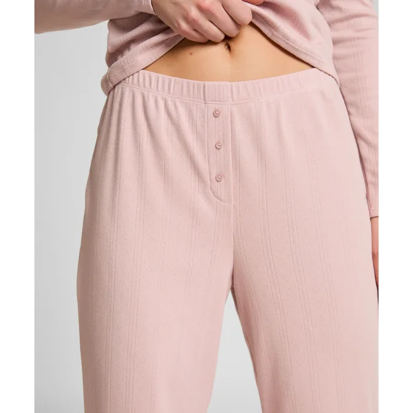 Pantalon de pyjama Pointelle - Rose