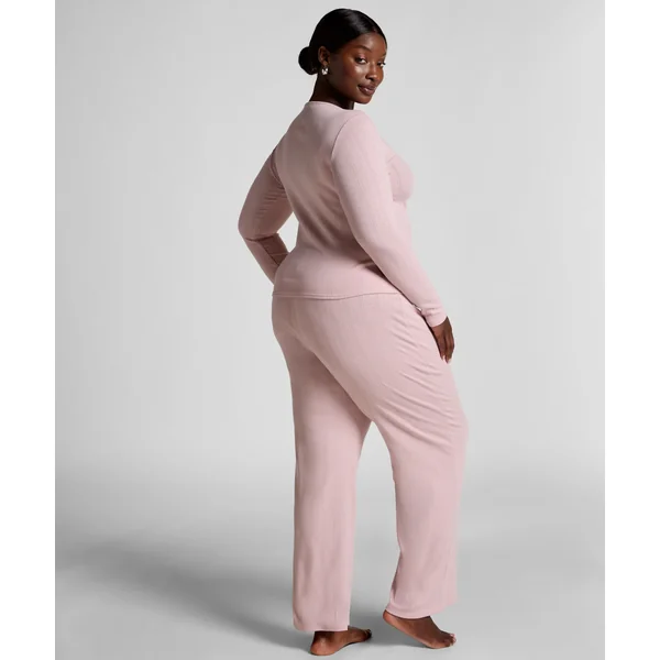 Pantalon de pyjama Pointelle - Rose