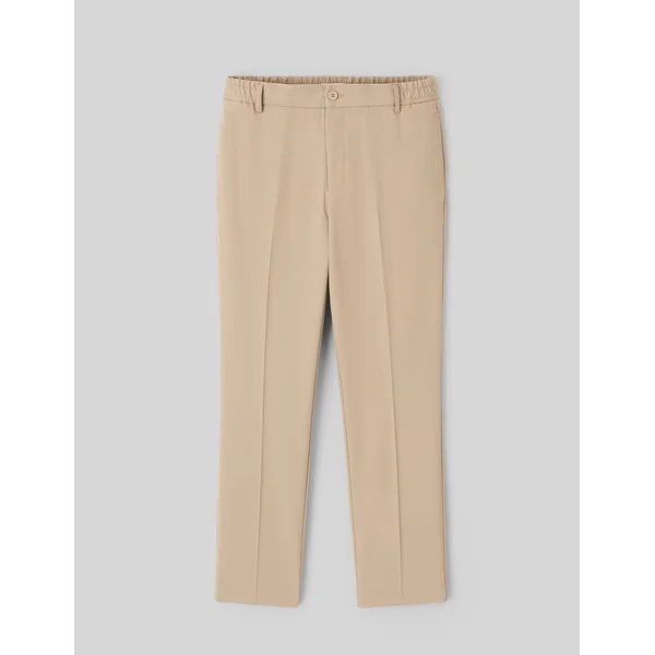 Pantalon de ville fluide Marron