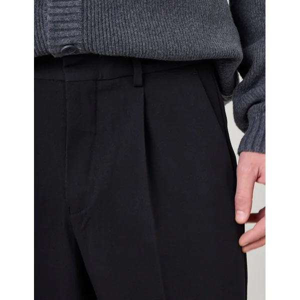 Pantalon de ville à pinces Noir