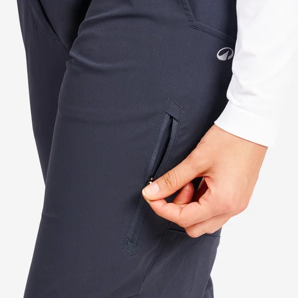 Pantalon de voile déperlant Femme - Sailing 500 noir gris