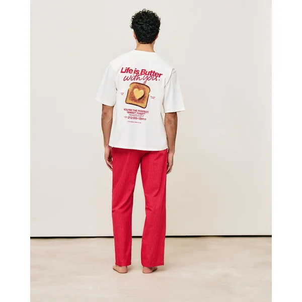 Pantalon en coton à carreaux