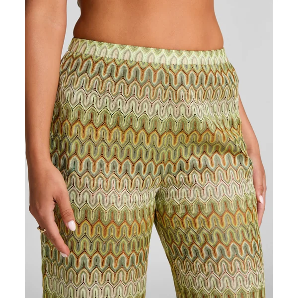 Pantalon en crochet Cali - Vert