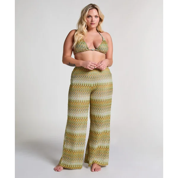Pantalon en crochet Cali - Vert