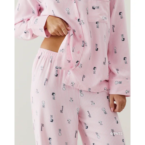 Pantalon en flanelle Snoopy
