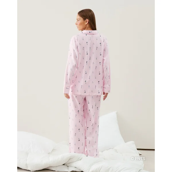 Pantalon en flanelle Snoopy