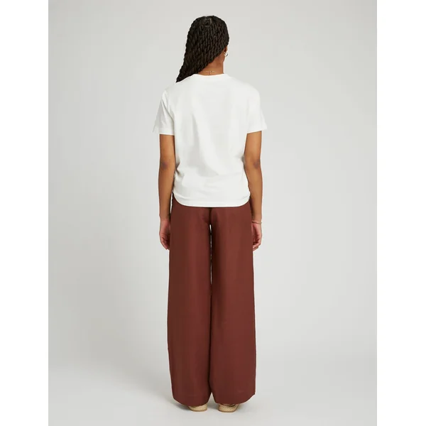 Pantalon en lin Marron