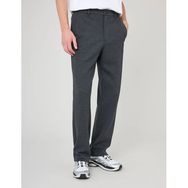 Pantalon en maille Noir