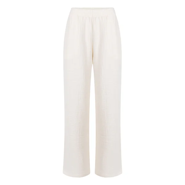 Pantalon en mousseline - Blanc