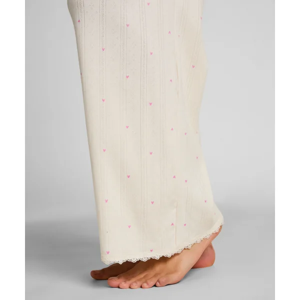 Pantalon en pointelle - Blanc