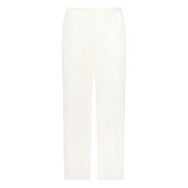 Pantalon en pointelle - Blanc