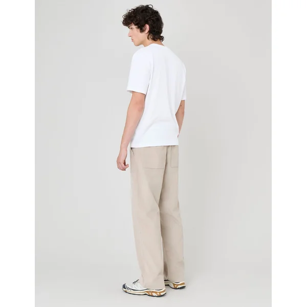 Pantalon en velours fantaisie Gris clair