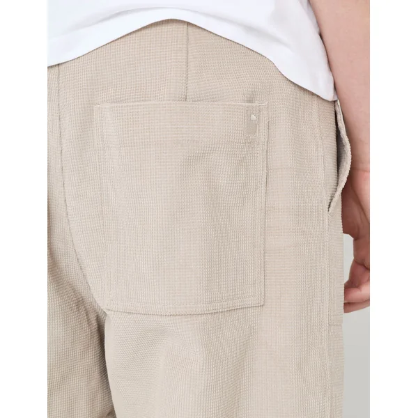 Pantalon en velours fantaisie Gris clair