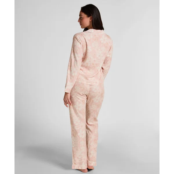 Pantalon Flower Linen - Rose