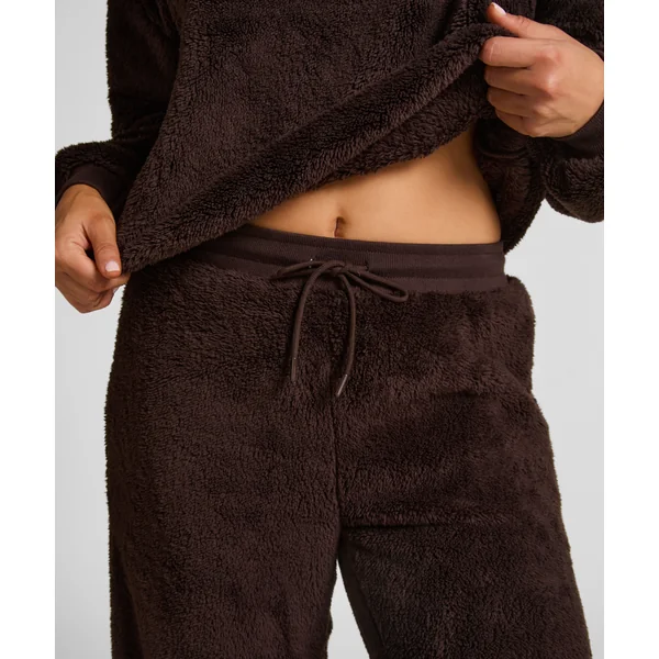 Pantalon Fluffy Fleece - Marron
