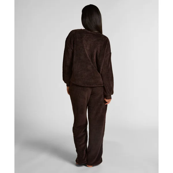 Pantalon Fluffy Fleece - Marron