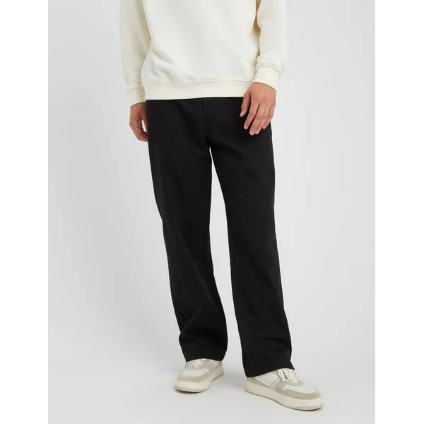 Pantalon jogger droit Noir