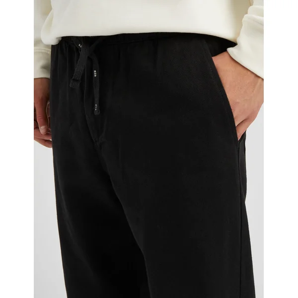 Pantalon jogger droit Noir