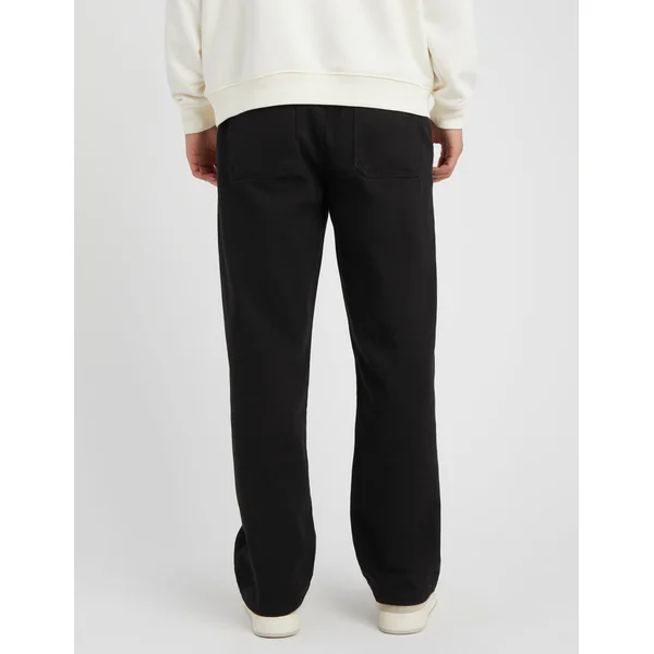 Pantalon jogger droit Noir