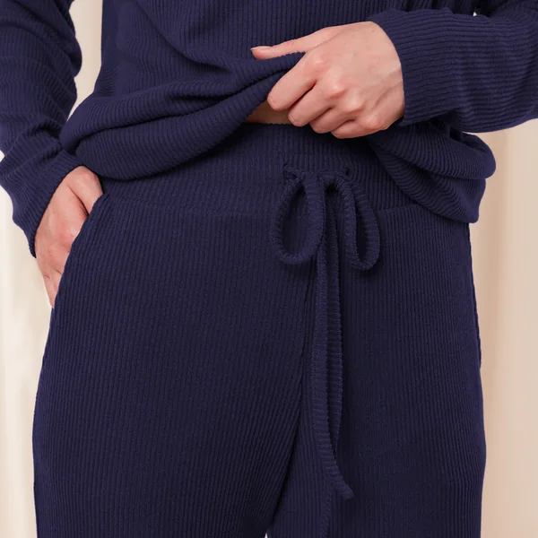 Pantalon large - Bleu Triumph