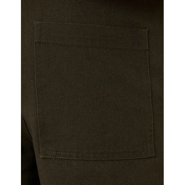 Pantalon loose canvas Kaki foncé