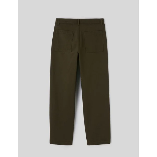Pantalon loose canvas Kaki foncé