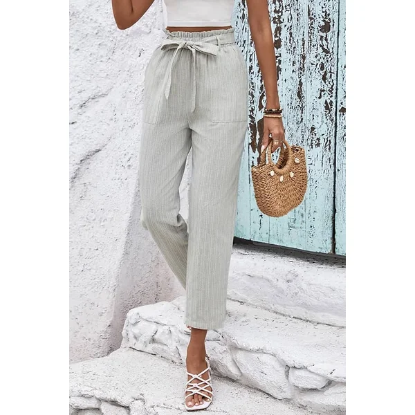 Pantalon Taille Haute Champêtre