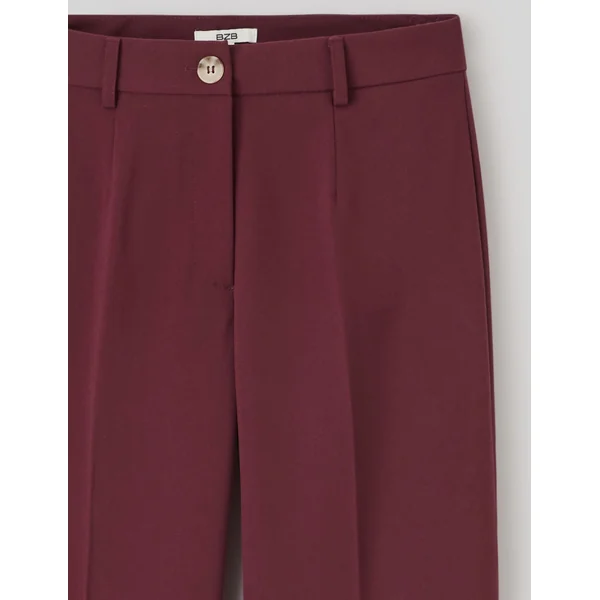 Pantalon tailleur droit Bordeaux
